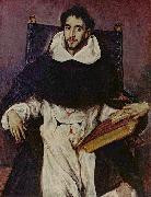El Greco Portrat des Fray Hortensio Felix Paravicino oil painting